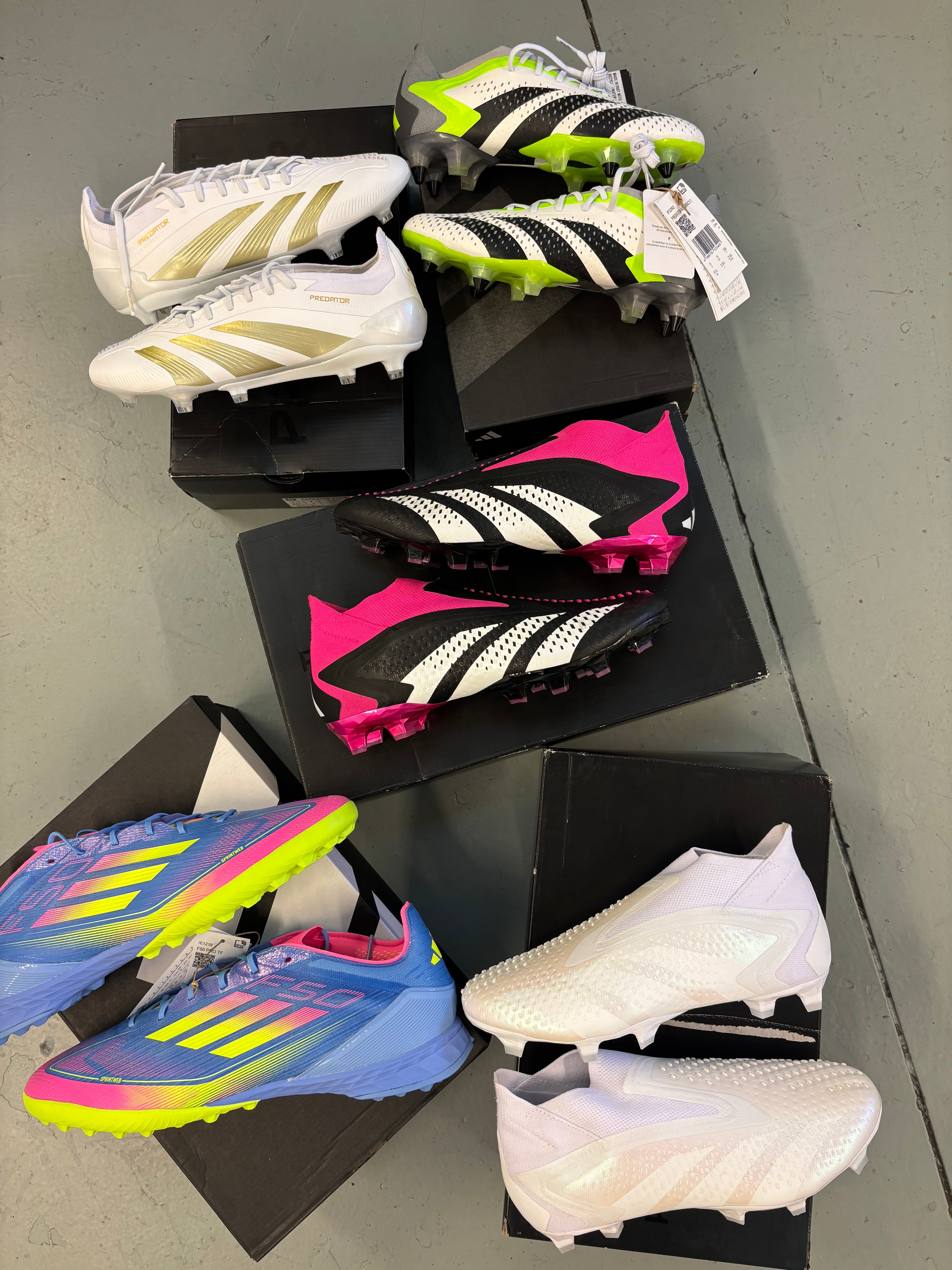 Adidas Elite Football Boots Bundle 5 Pairs £60 EACH