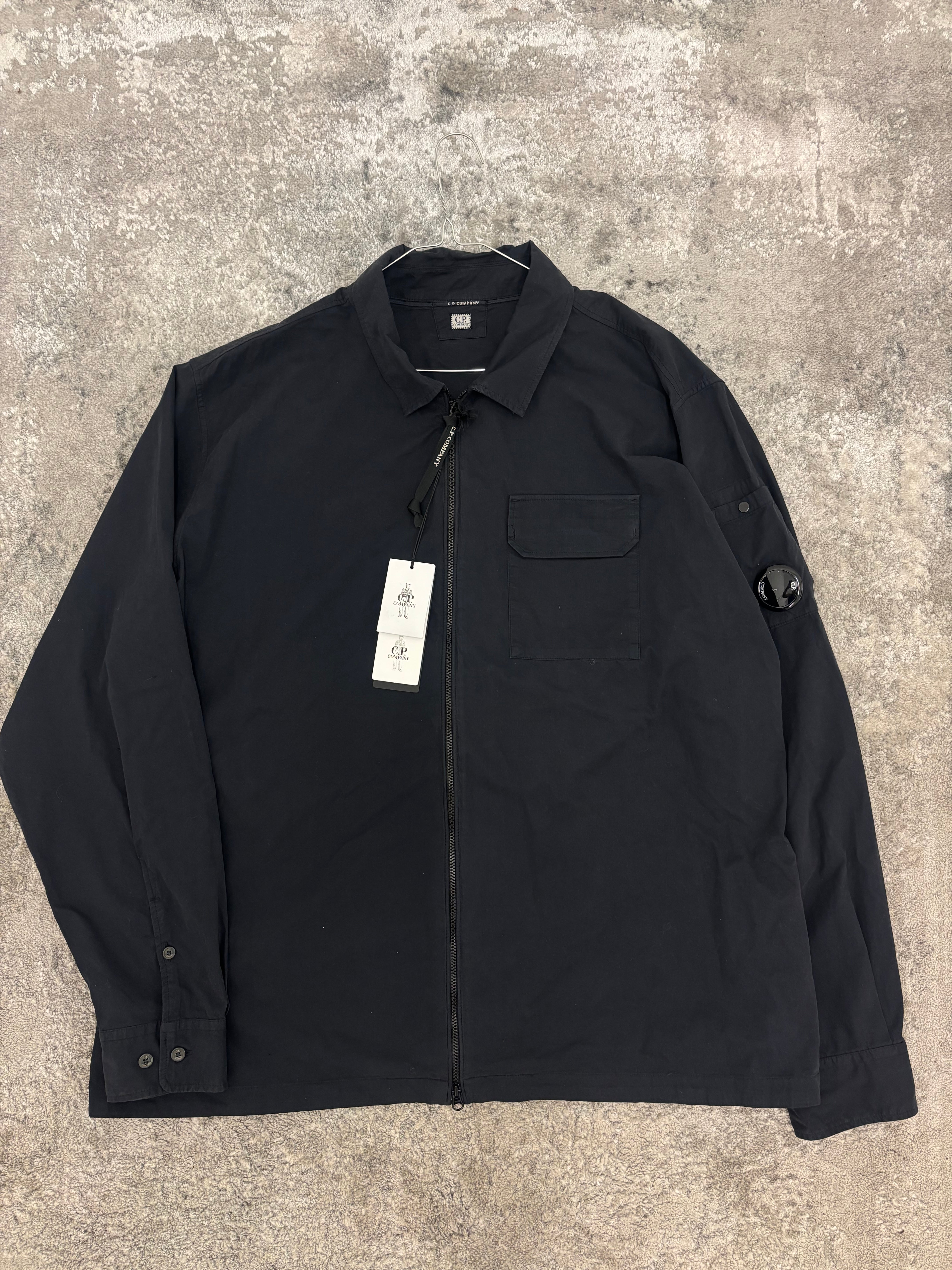C.P. Company Zip Overshirt Navy