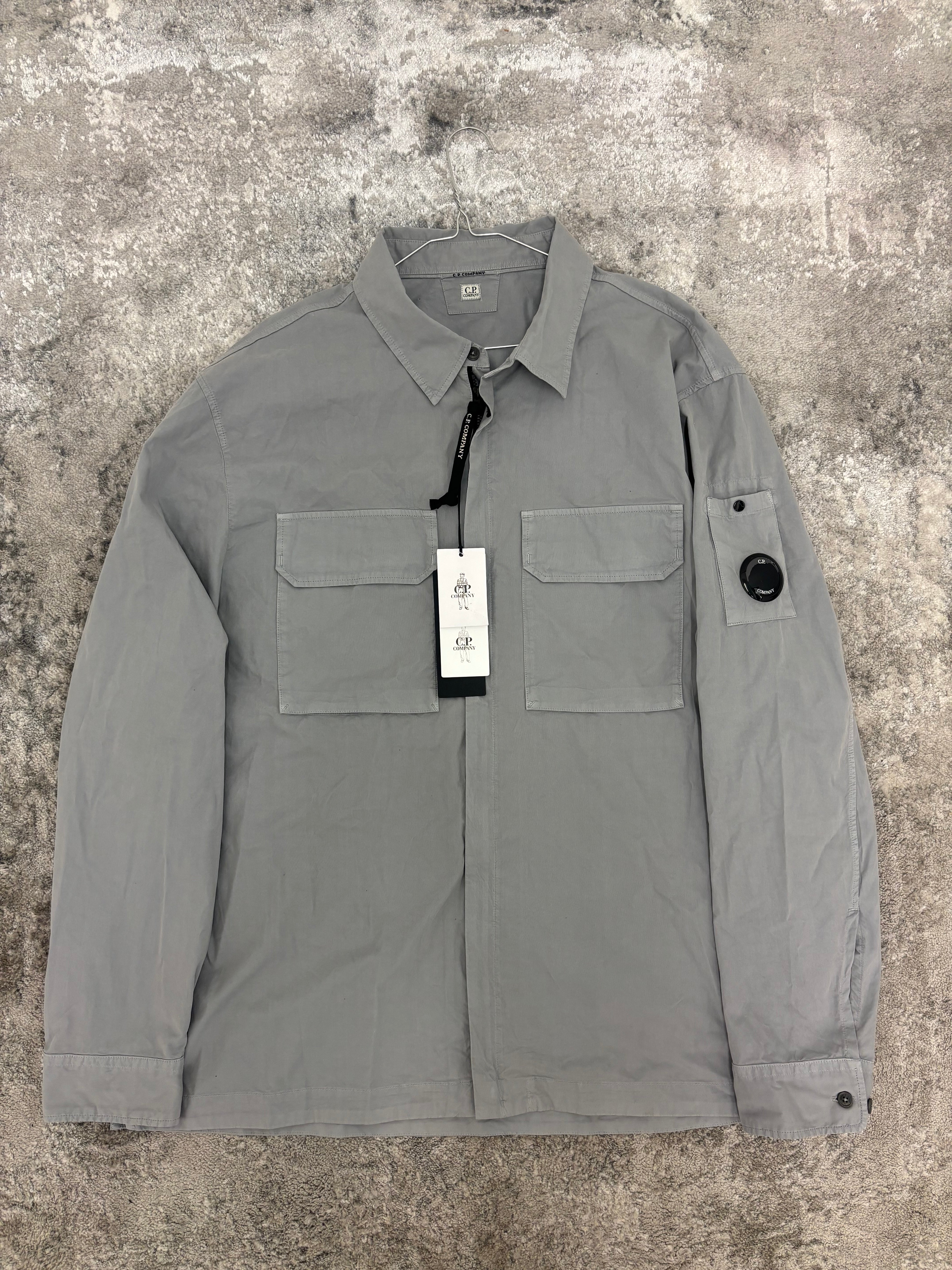 C.P. Company Zip Overshirt Grey