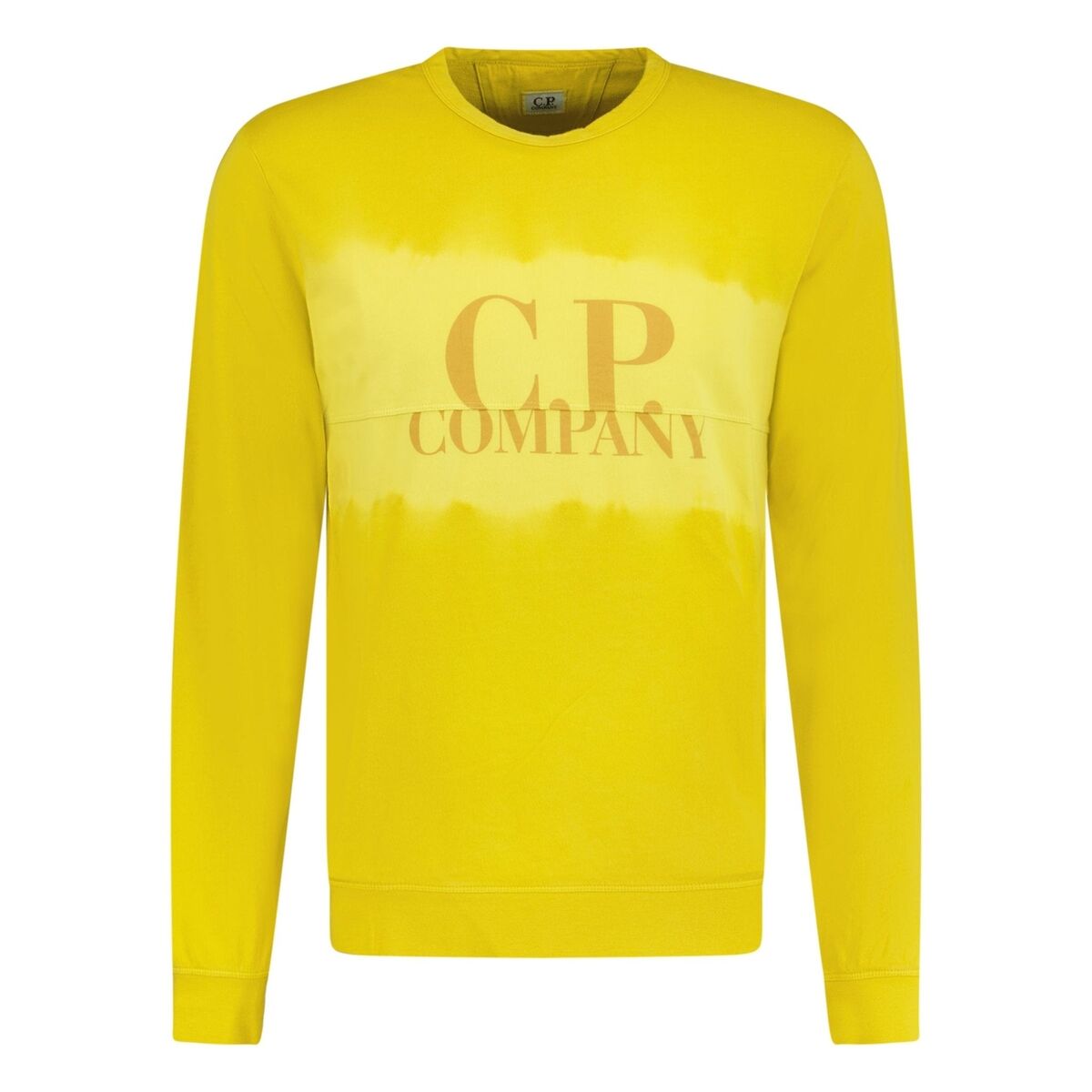 CP Company Tonal Logo Sweatshirt Nugget Gold