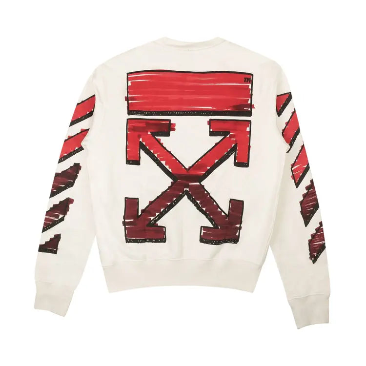 Off White Arrows Crew Neck Sweatshirt