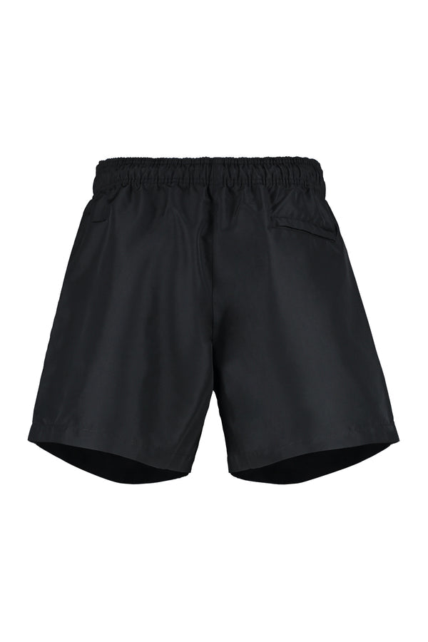 OFF WHITE NYLON SWIM SHORTS